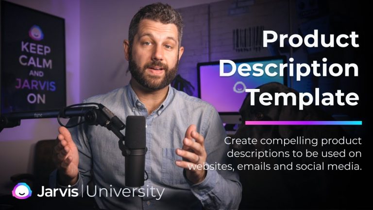 Product Description Template – Jasper