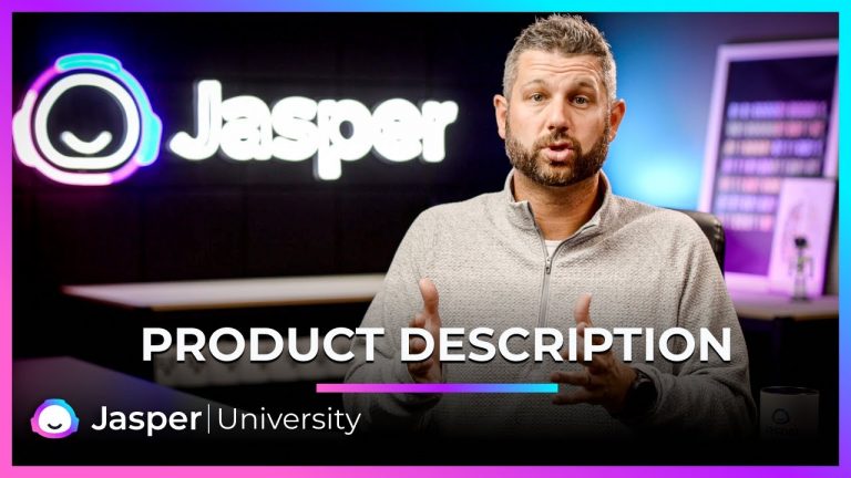 Writing a Product Description with Jasper – Jasper University