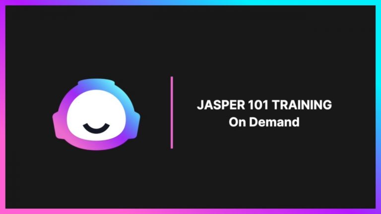 Jasper 101 Training – On Demand