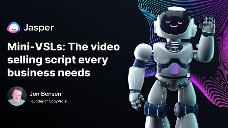 Mini-VSL (Video Sales Letter) Generator powered by AI with Jon Benson