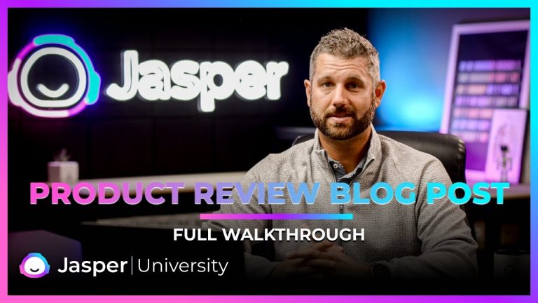 Writing a Product Review Blog Post With Jasper AI (Full Walkthrough) Jasper University