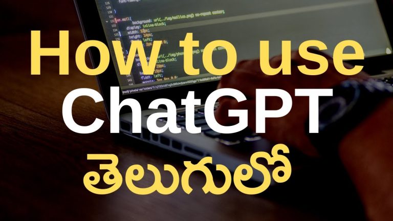 How to use ChatGPT || Tutorials for beginners in Telugu
