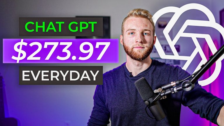 How To Make $273.97 PER Day With Chat GPT (OpenAI Tutorial)