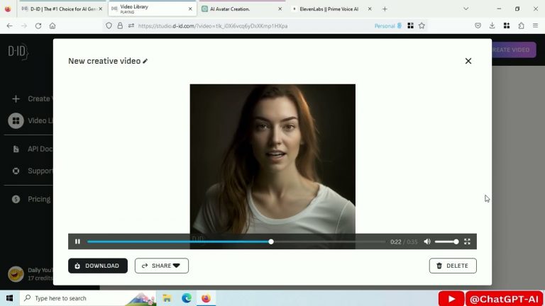 AI made this Video | Image + Text = Video #chatgpt #ai #deepfake