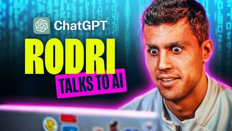 ChatGPT Half-Time Team Talk! | Rodri Chats to AI!