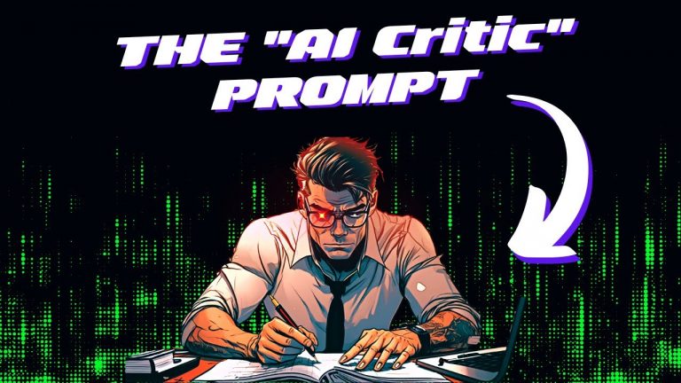 ChatGPT Prompt Engineering: The AI Critic Prompt