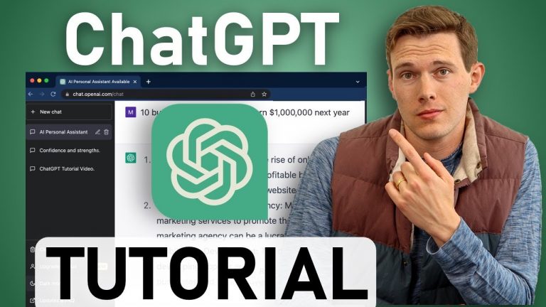 Complete ChatGPT Tutorial – [Become A Power User in 30 Minutes]