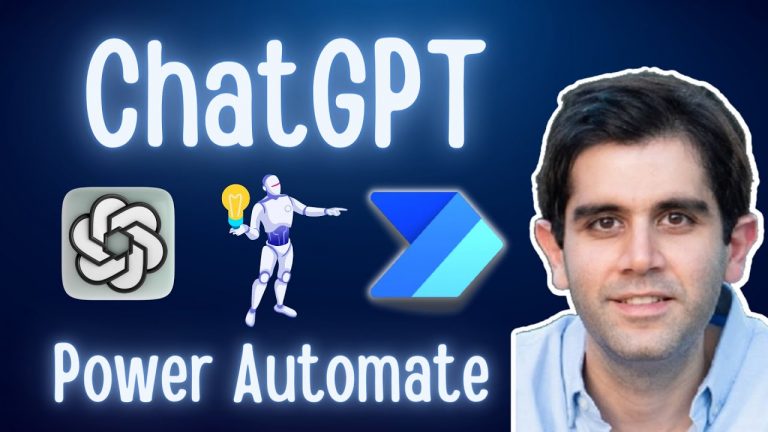 How to use ChatGPT AI to build flows for automation scenarios | Chat GPT and Power Automate