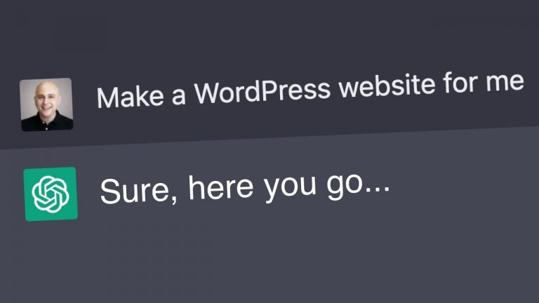 I Didn’t Expect This When I Taught ChatGPT How To Make a WordPress Website!