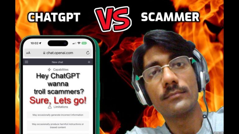 I used ChatGPT To DESTROY An Indian Scammer!