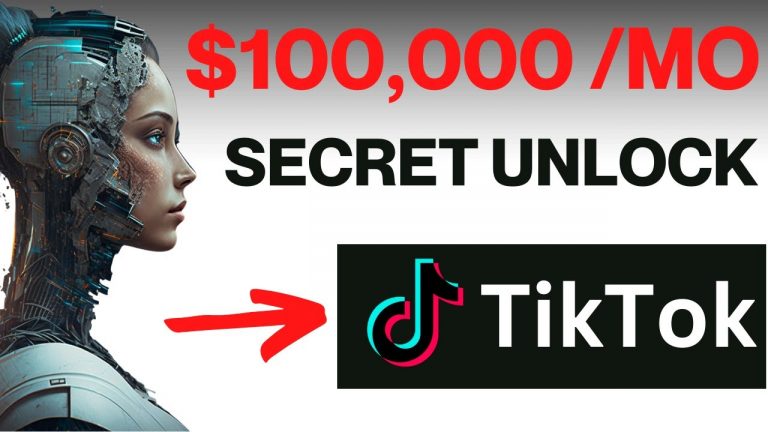 TikTok Secret Unlocks $100,000 Monthly Online (MAKE MONEY ONLINE – TIKTOK AND CHATGPT)