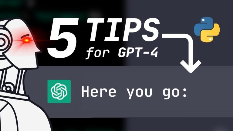 5 “MUST KNOW” Tips For Using ChatGPT-4 EFFECTIVELY With Your Code