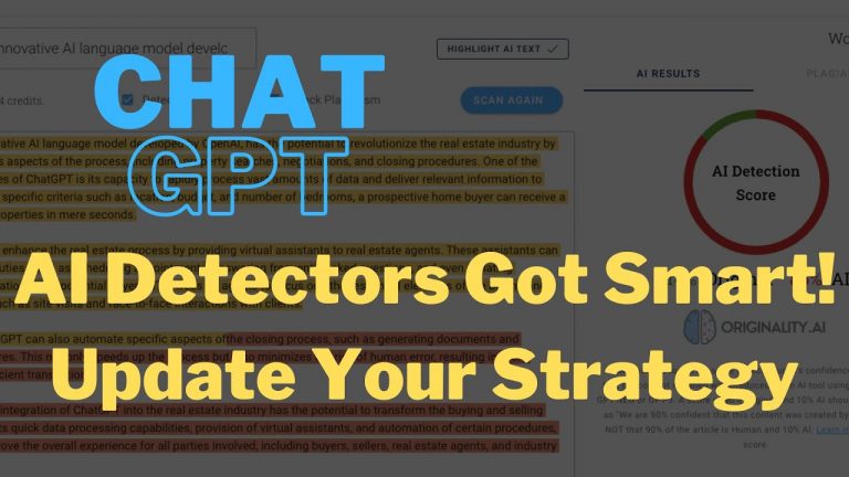 Chat GPT AI Detectors Got Smart – How To Update Your Strategy
