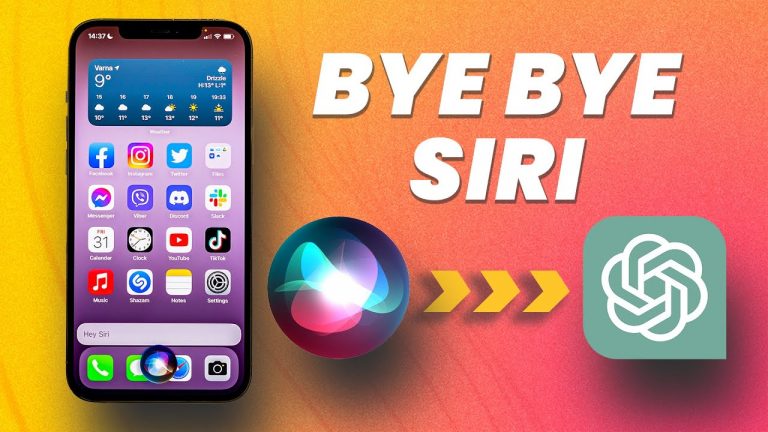 ChatGPT on iPhone How To Replace Siri!