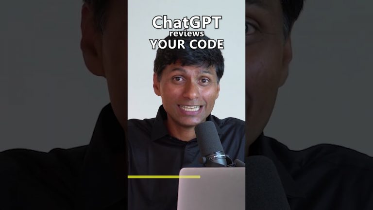 ChatGPT reviews YOUR CODE