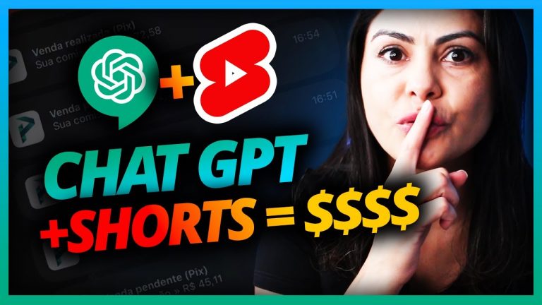 Como Fazer Dinheiro Com Shorts do Youtube + ChatGPT (Sem Aparecer nem Falar)