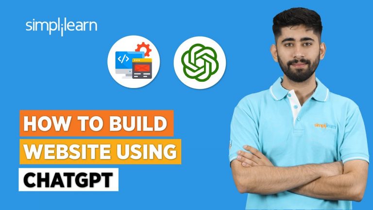 How to Build a Website Using ChatGPT | Creating Website Using Chat GPT | Simplilearn