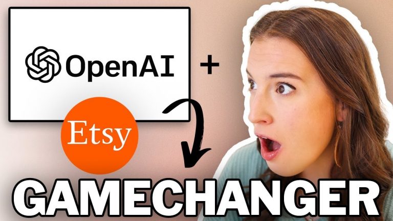 How to use ChatGPT to make money online | 5 ways to SKYROCKET your Etsy shop using OpenAI