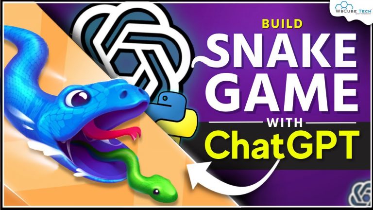 I Built a SNAKE GAME using Python & ChatGPT