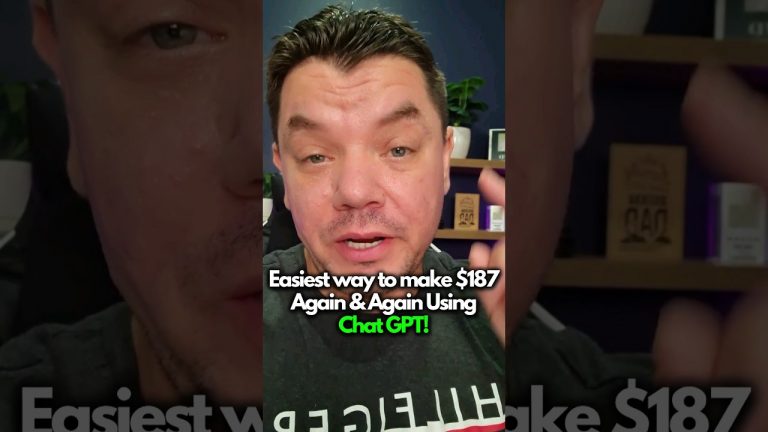 NEW ChatGPT TRICK Earns $187.55 AGAIN & AGAIN With Affiliate Marketing!