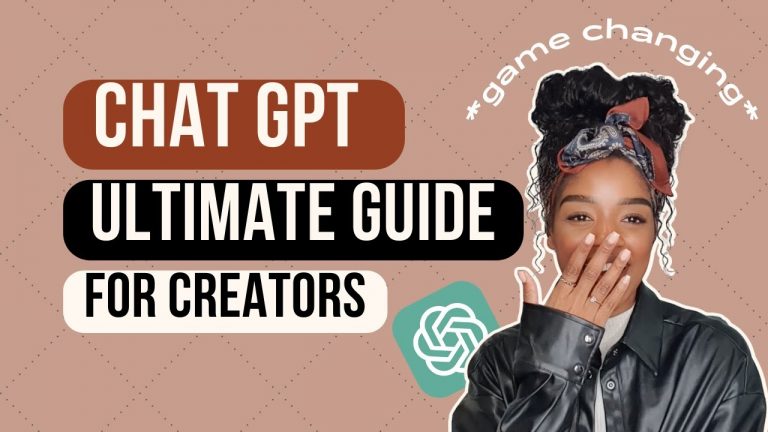 THIS is how to use ChatGPT as a creator! | ChatGPT tutorial for beginners