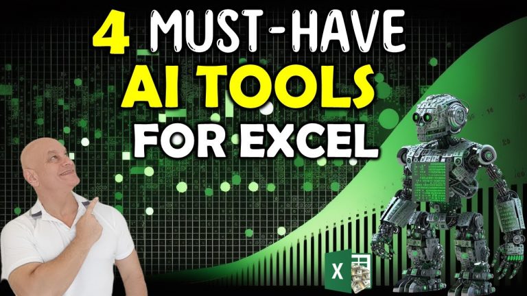 The 4 MUST-HAVE ChatGPT & AI Tools For Excel – Free Download + Training