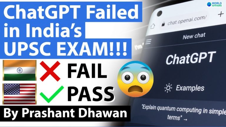 This is what happened when ChatGPT Tried India’s Toughest Exam | UPSC Exam failed by ChatGPT
