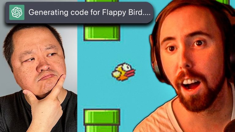 Can ChatGPT Make Flappy Bird? | Asmongold Reacts