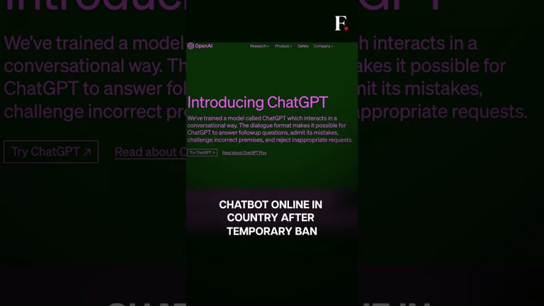 ChatGPT Returns to Italy After a One-Month Ban
