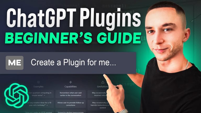 How to Create Your First ChatGPT Plugin with ChatGPT (Step-by-Step Guide)