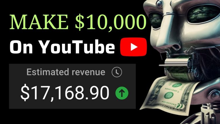 Make $10,000 On YouTube Without Making Videos USING AI + ChatGPT 4