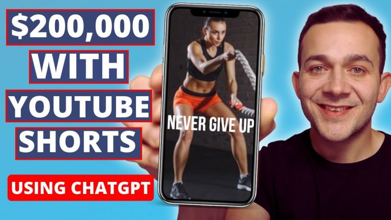 Make Money with YouTube Shorts Using ChatGPT ($200K+ STRATEGY)