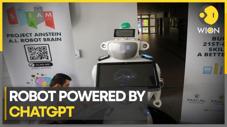 Robot with ChatGPT shakes up Cyprus classrooms | AInstein | Latest English News | WION