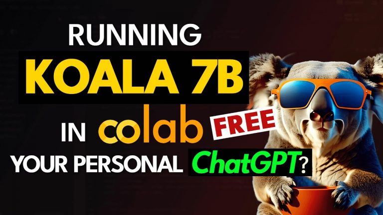 Running Koala for free in Colab. Your own personal ChatGPT? (tutorial)