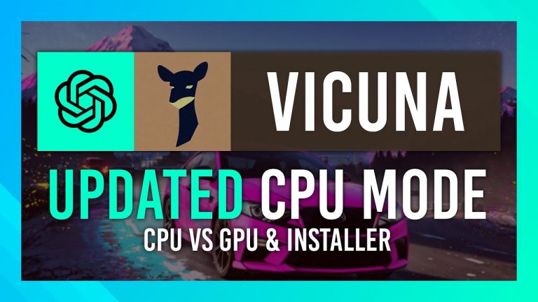 UPDATED: CPU Vicuna | POWERFUL Local ChatGPT Mindblowing Unrestricted GPT-4