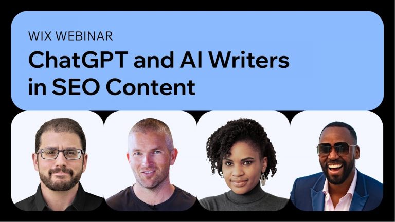 Wix | SEO Webinar: ChatGPT and AI Writers in SEO Content