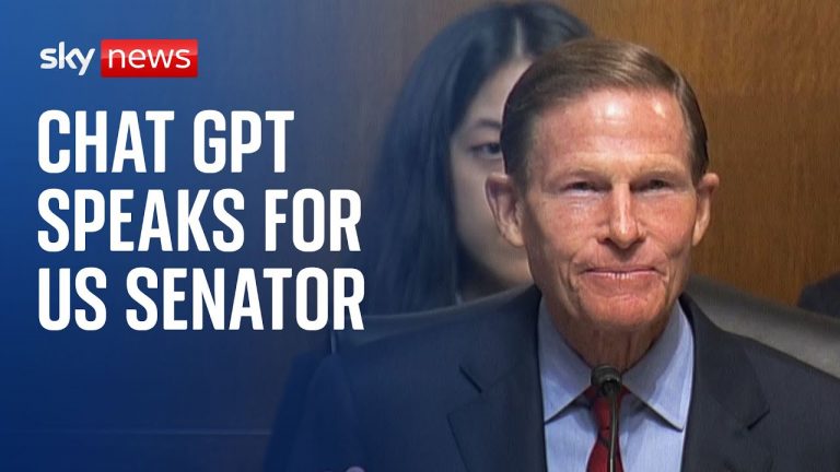 AI: Senator’s opening remarks crafted by Chat GPT