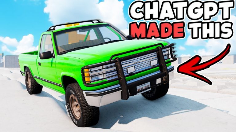 BeamNG, But ChatGPT Tell’s Me What To Do.