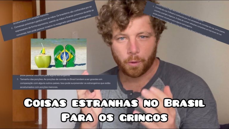 COISAS que os GRINGOS ACHAM ESTRANHAS no BRASIL (respostas pelo CHATGPT)
