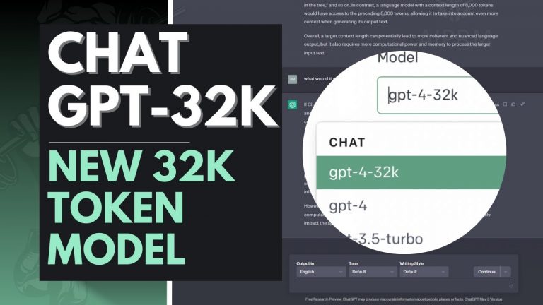 ChatGPT-4-32k: NEW 32K Token Model – How it Enhances Language Generation