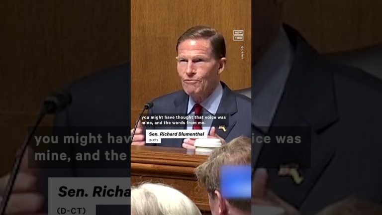 ChatGPT Generates Opening Remarks by Sen. Blumenthal During AI Hearing