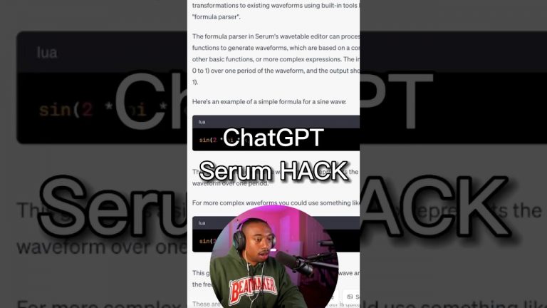 ChatGPT HACK for Serum