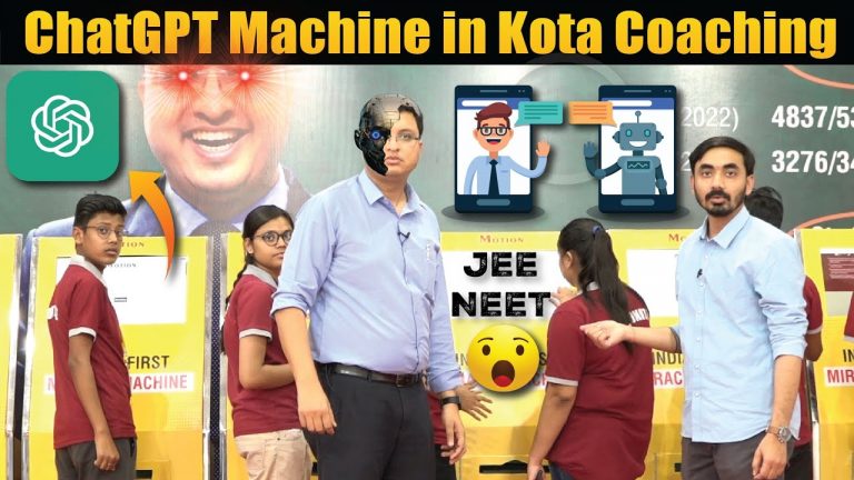 ChatGPT Machine in Kota Coaching IIT-JEE & NEET Aspirants Must Watch | #nvsir #motionkota