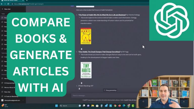 ChatGPT Plugin Review: Bookworm & Bramework. Compare books & generate articles with AI.
