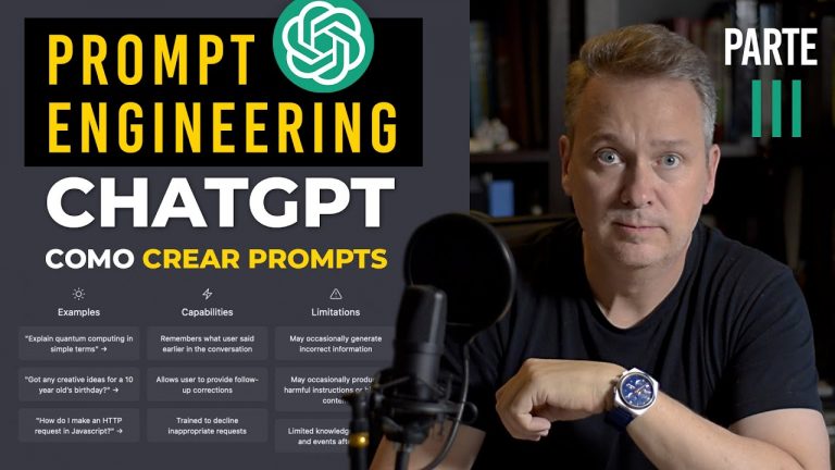 ChatGPT Prompt Engineering: CURSO para CREAR PROMPTS EFECTIVOS