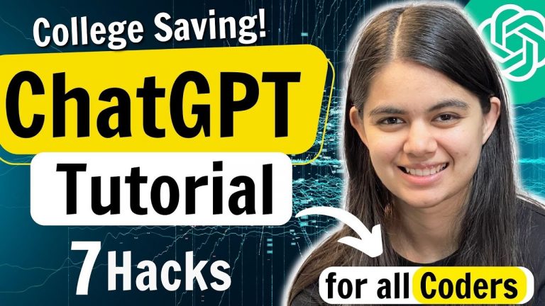 ChatGPT Tutorial – for all College students & Coders