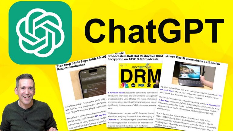 ChatGPT is more than hype for me now – Converting YouTube Transcripts to Blog Posts