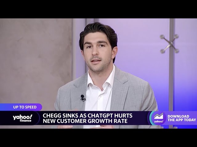 Chegg stock plummets on ChatGPT, AI impacts on new customer growth