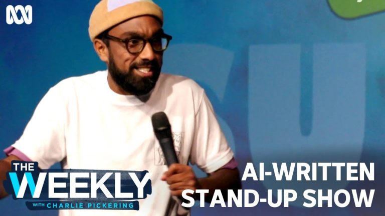 Comedian performs cringe ChatGPT stand-up set | The Weekly | ABC TV + iview