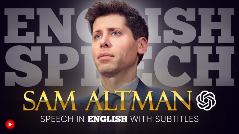ENGLISH SPEECH | SAM ALTMAN: The Father of ChatGPT (English Subtitles)